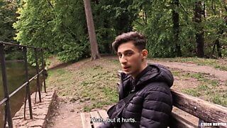 His girlfriend cucked him so cute amateur boy tries dick — Czech Hunter