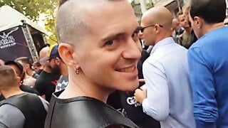 Street fun in Berlin. Blowjob, sex, pissing and fisting