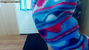 Gloryhole amateur DILF bareback banged through gloryhole