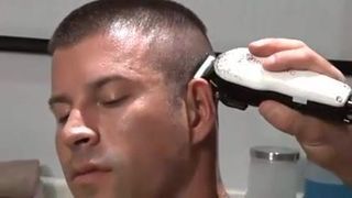 Army Men Fuck At Barber Shop