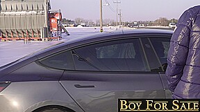 BoyForSale Slave twink gets fucked by beefy suited master