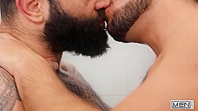 MEN — Nina Rox Sucks Dante Colle While She Gets Fucked By Muscular Markus Kage In The Shower